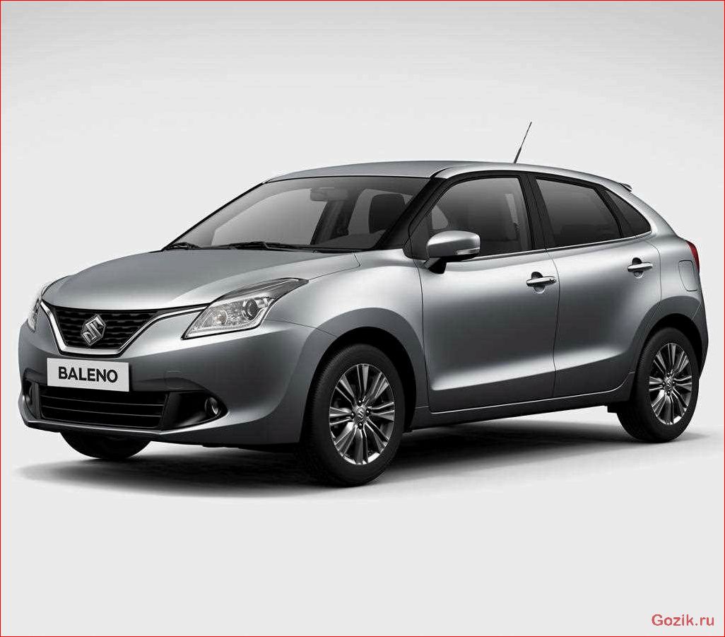 хетчбек, suzuki, baleno, 2016, особенности