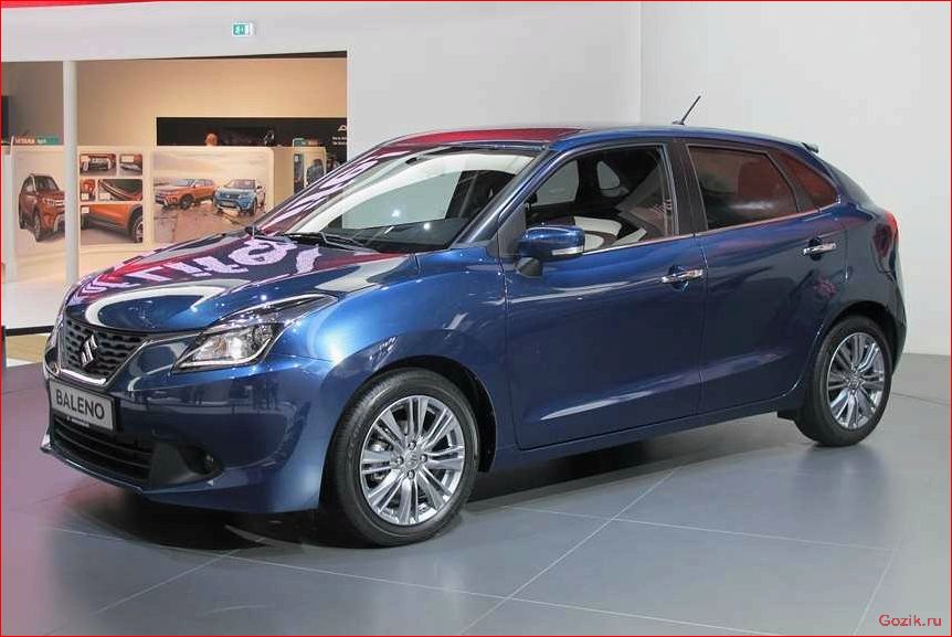 хетчбек, suzuki, baleno, 2016, особенности