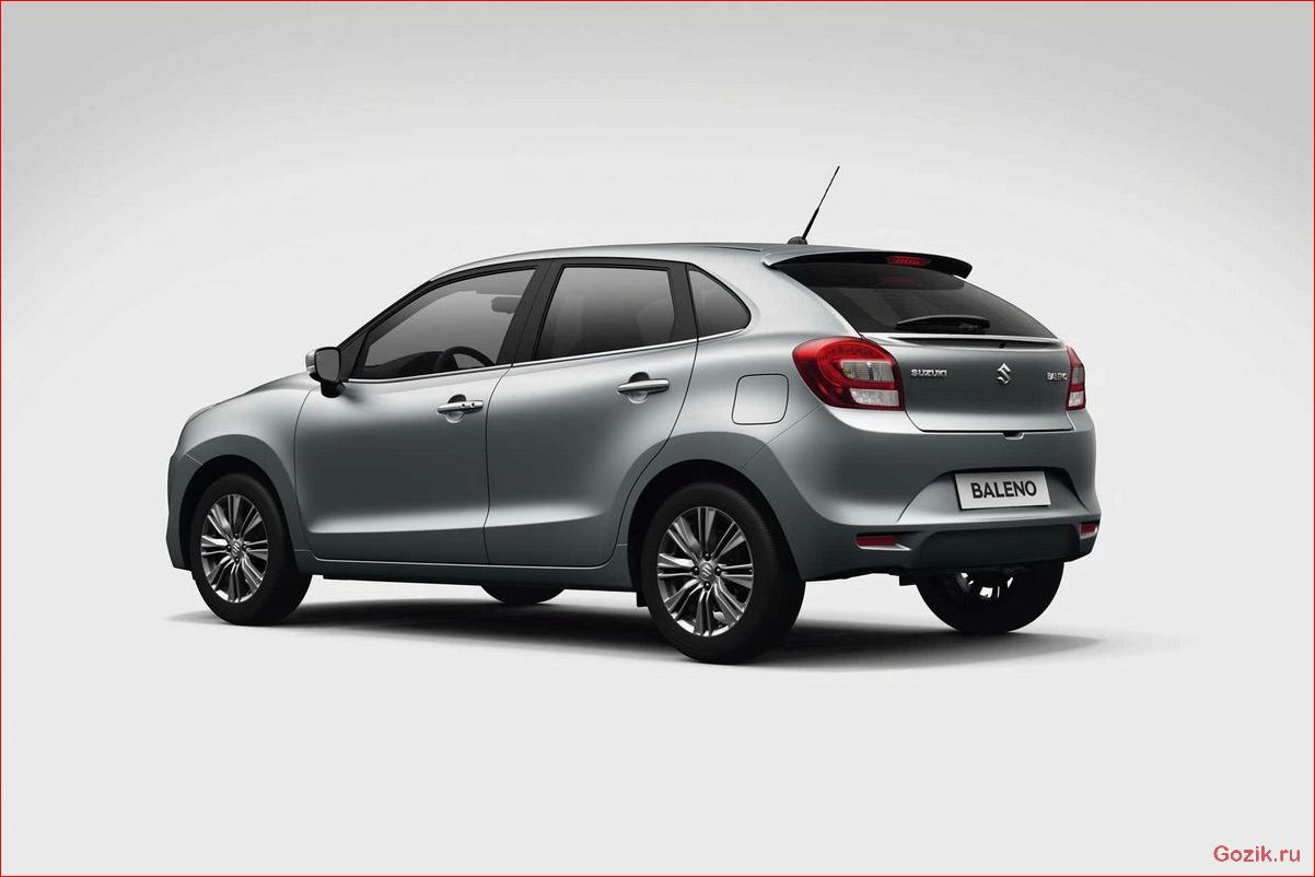 хетчбек, suzuki, baleno, 2016, особенности