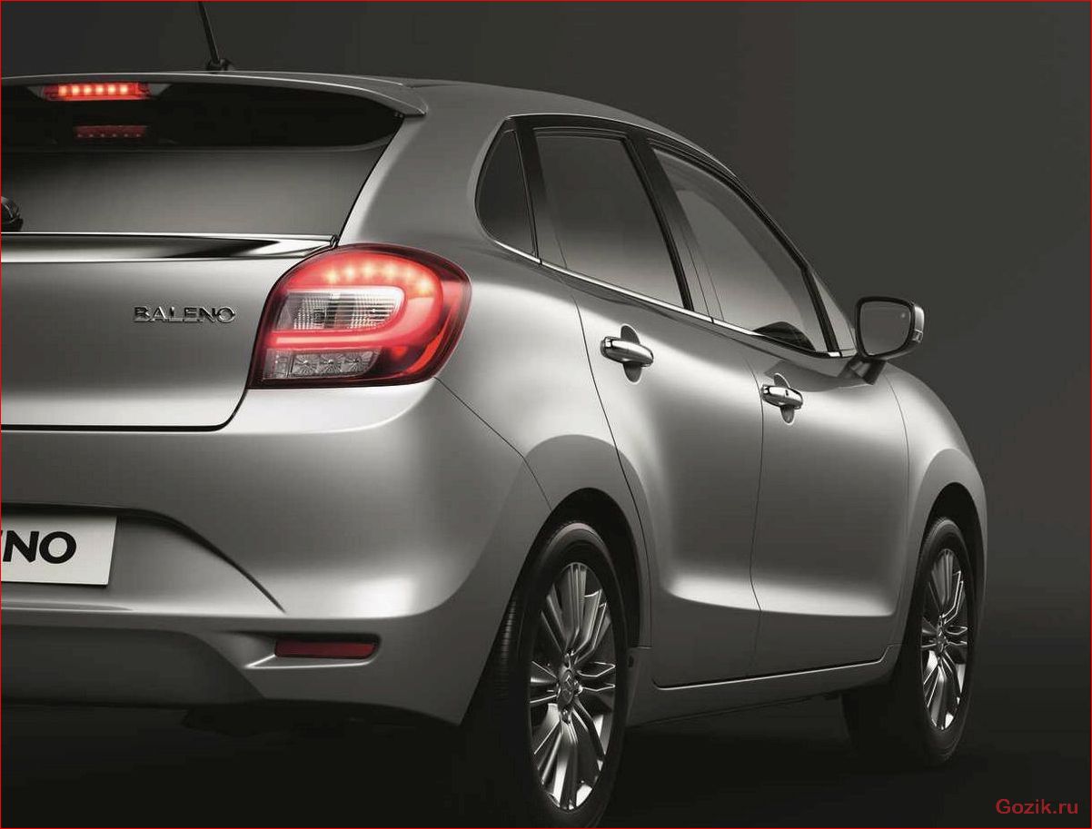 хетчбек, suzuki, baleno, 2016, особенности