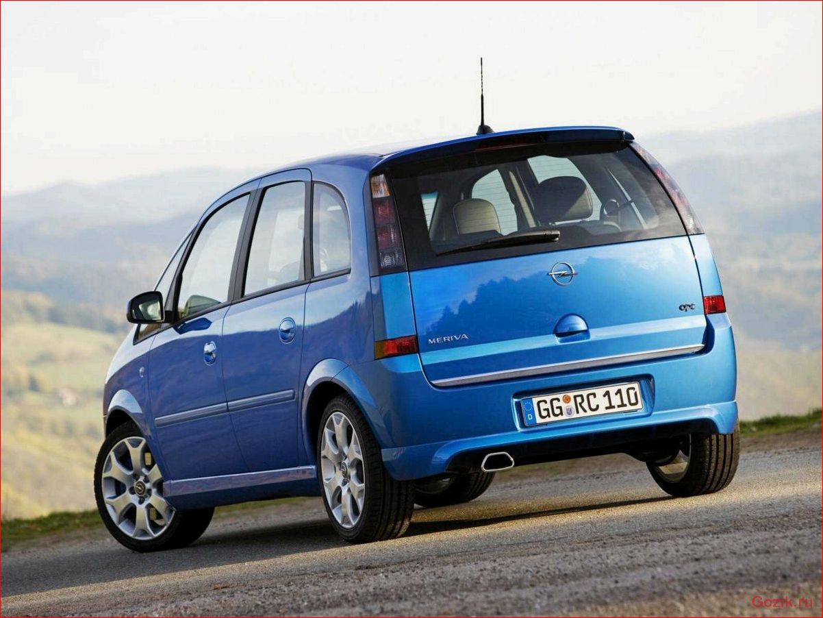 opel, meriva, характеристики, отзывы, цены