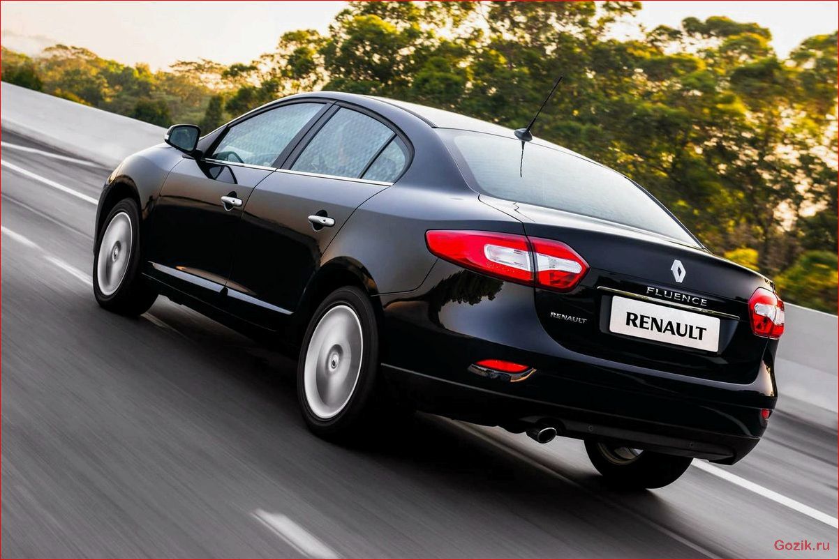 renault, fluence, описание, модели, технические