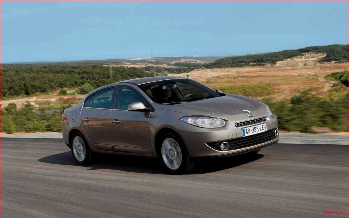 renault, fluence, описание, модели, технические