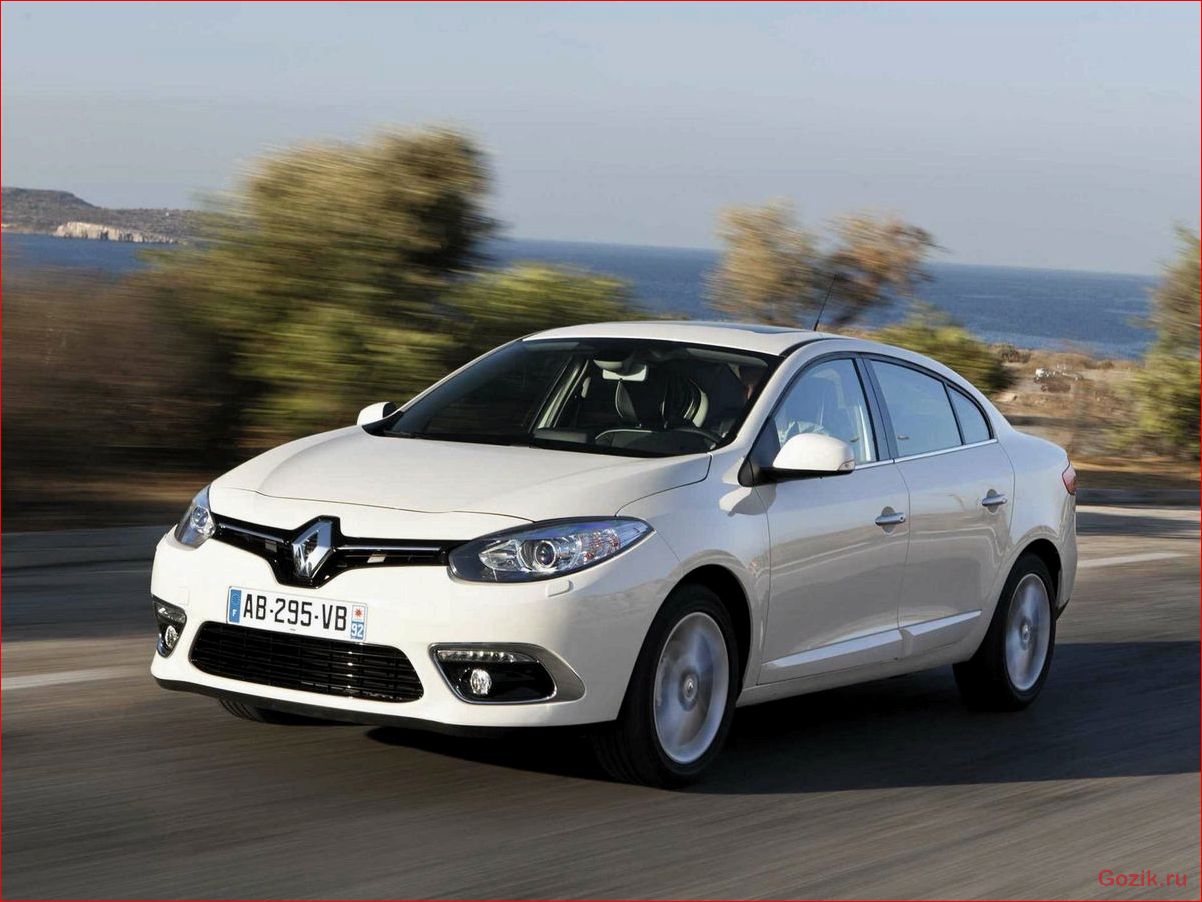 renault, fluence, описание, модели, технические