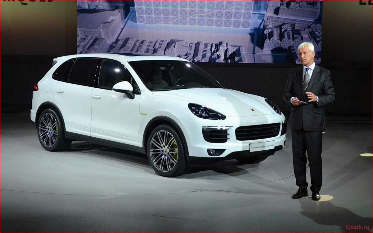 porsche, cayenne, e-hybrid, гибридный, 2015