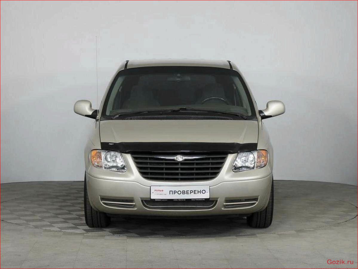 новый, chrysler, town, country, описание