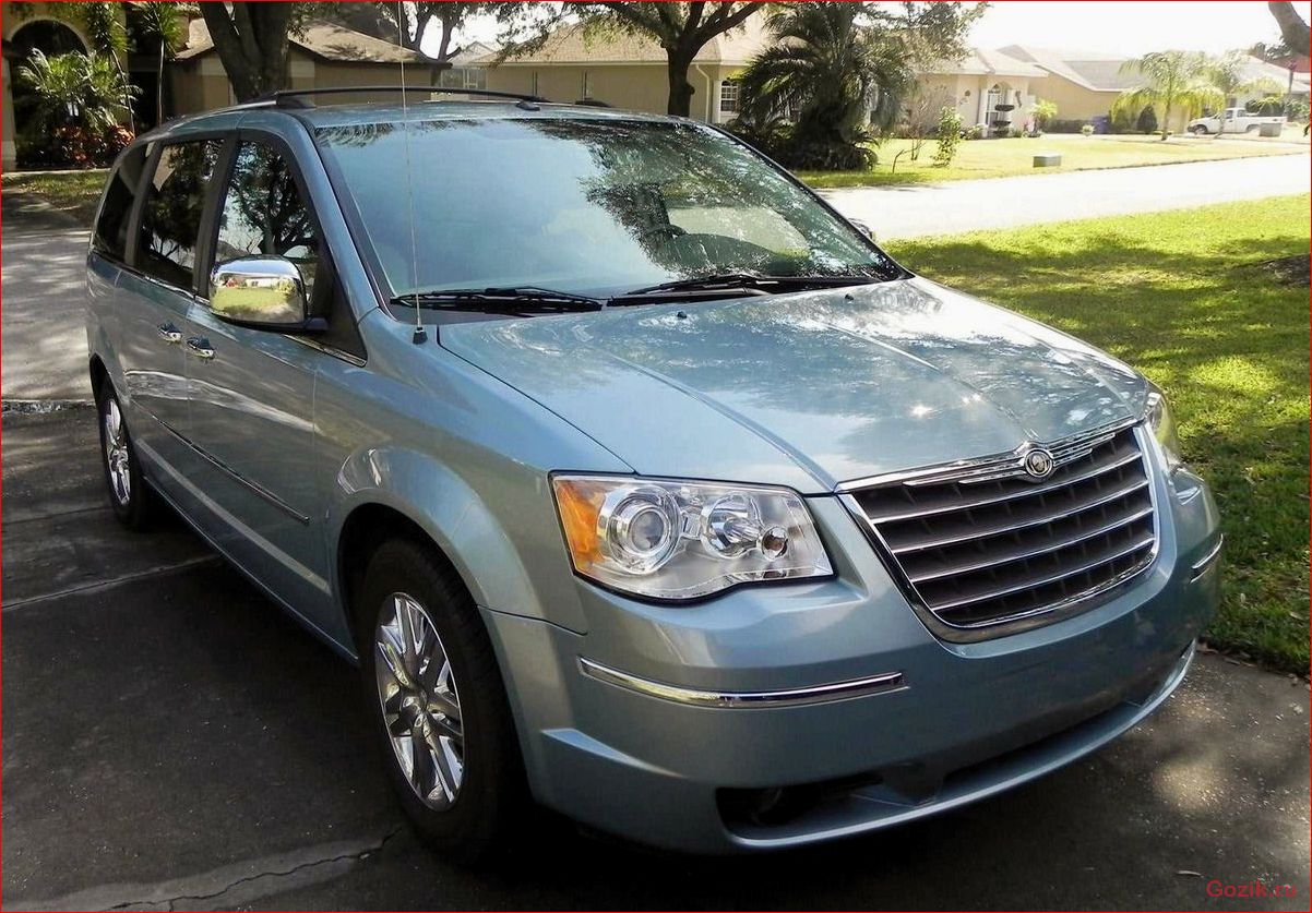 новый, chrysler, town, country, описание