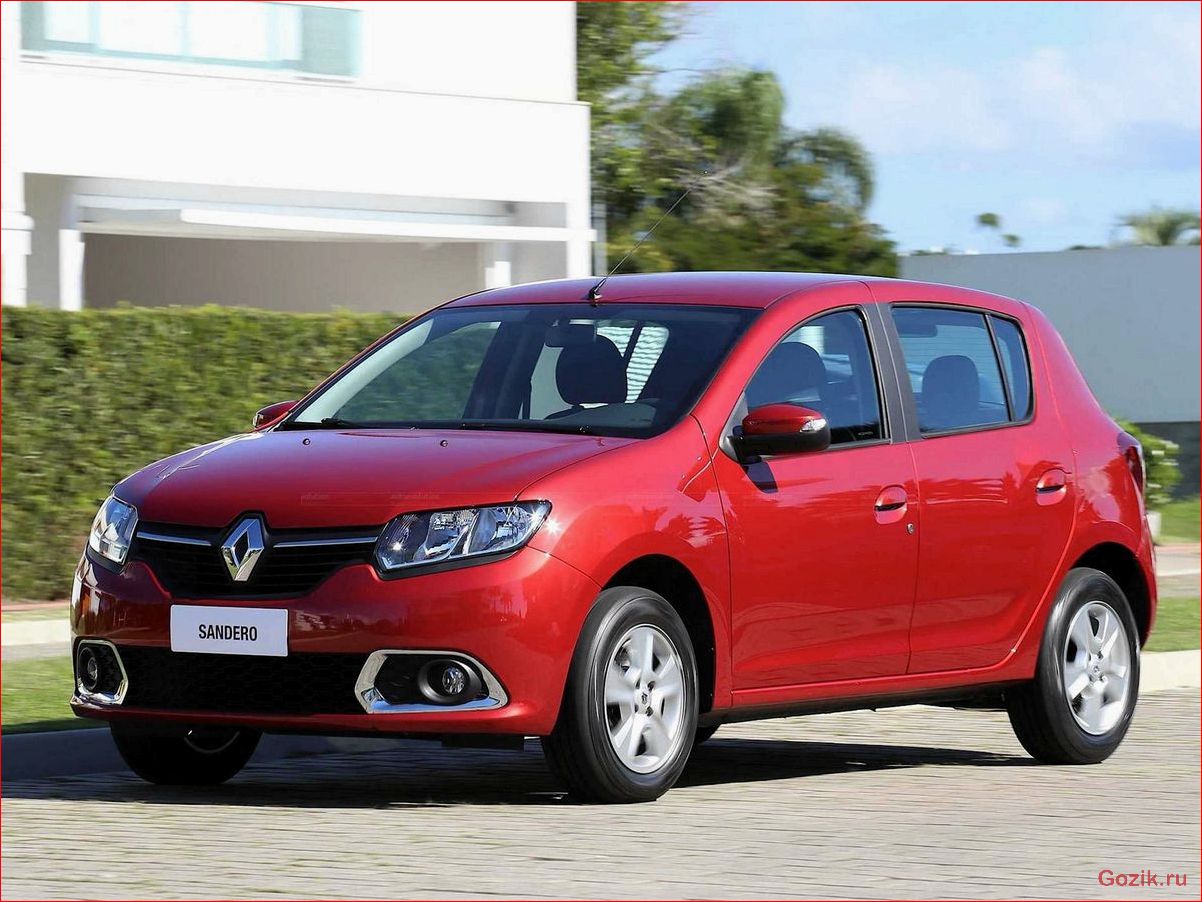 renault, sandero, описание, модели, технические