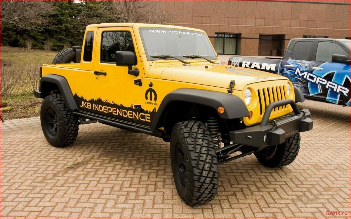 jeep, представит, новый, пикап, основе