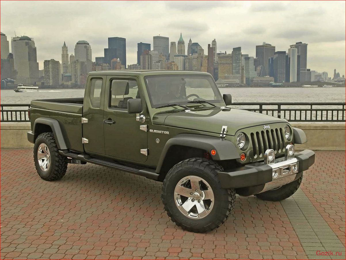 jeep, представит, новый, пикап, основе