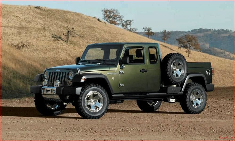 jeep, представит, новый, пикап, основе