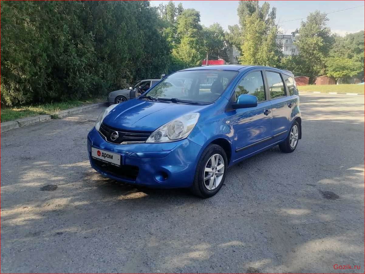 мини-универсал, nissan, note, 2011-2012