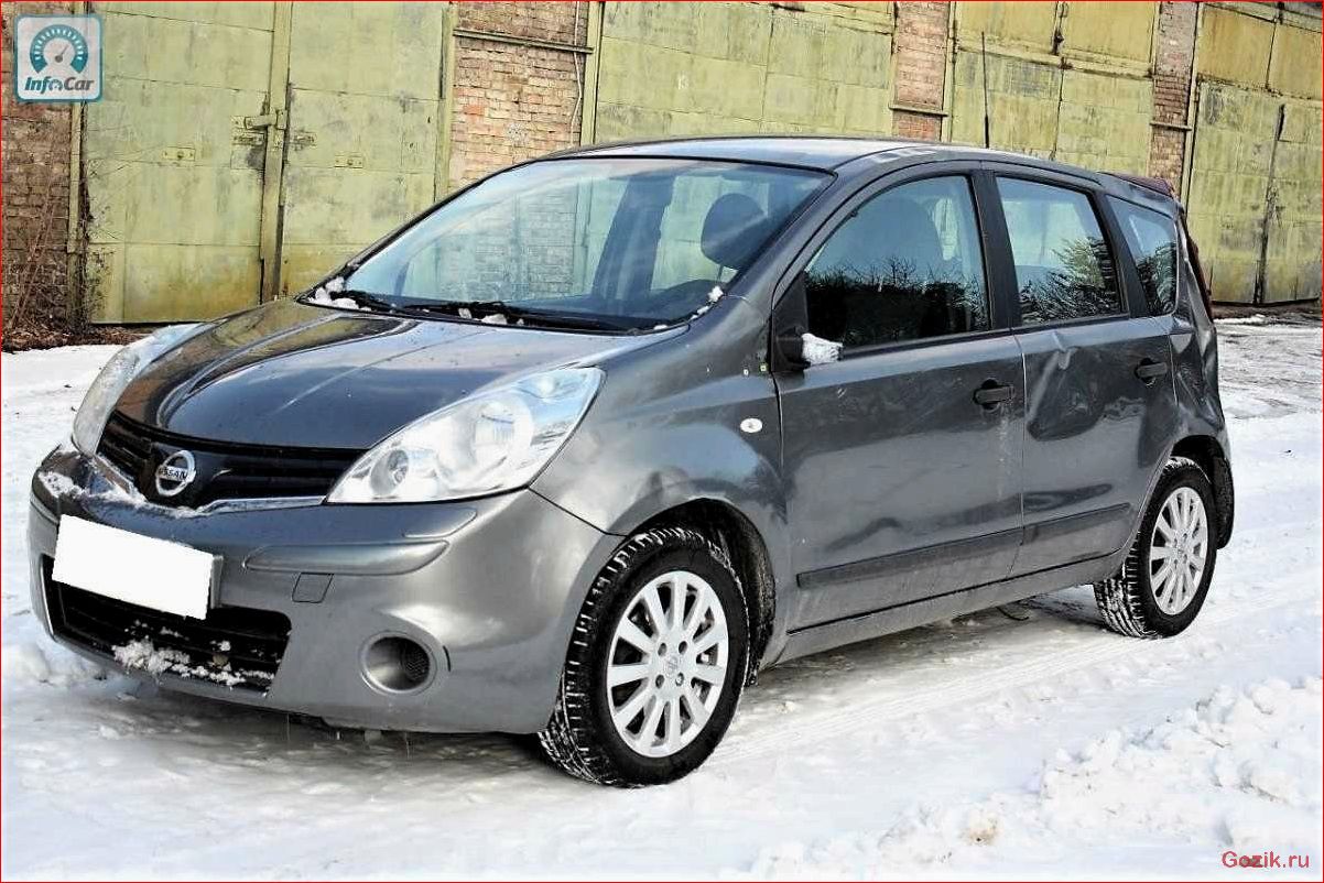 мини-универсал, nissan, note, 2011-2012