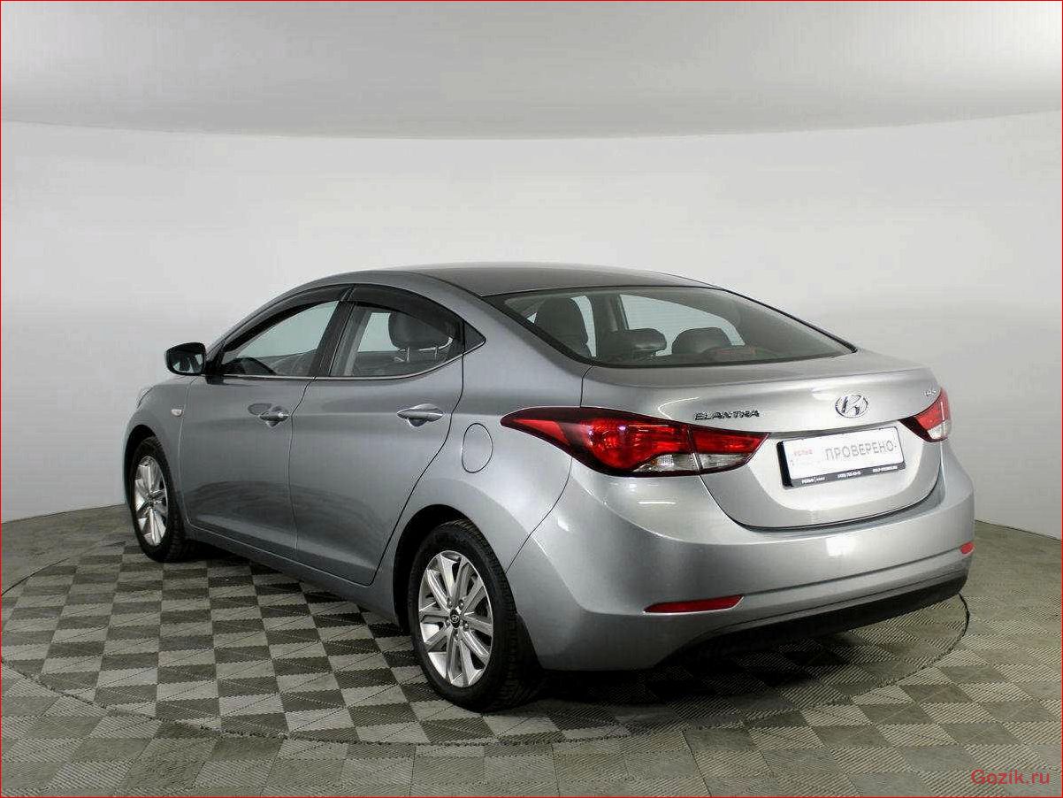 седан, hyundai, elantra, 2014-го, модельного