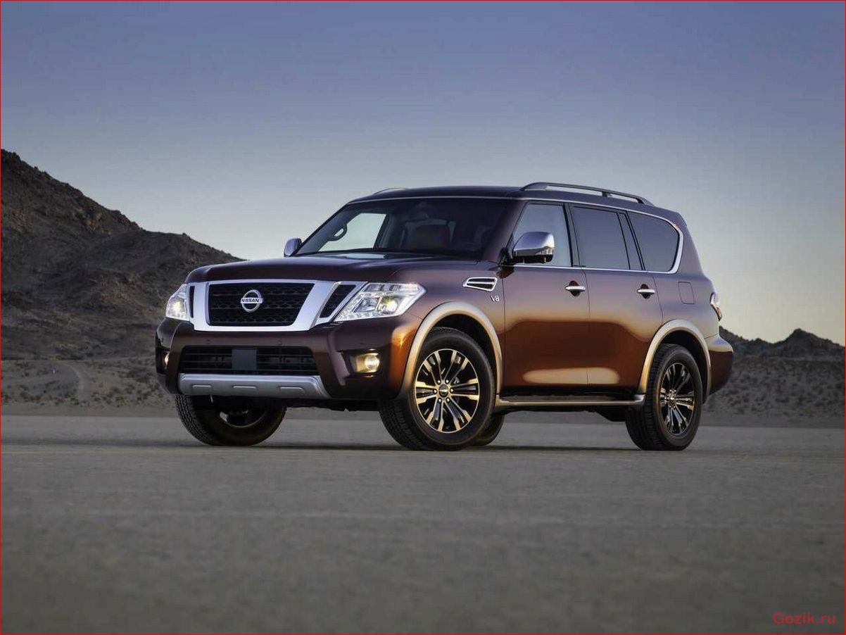 внедорожник, nissan, armada, особенности, модели