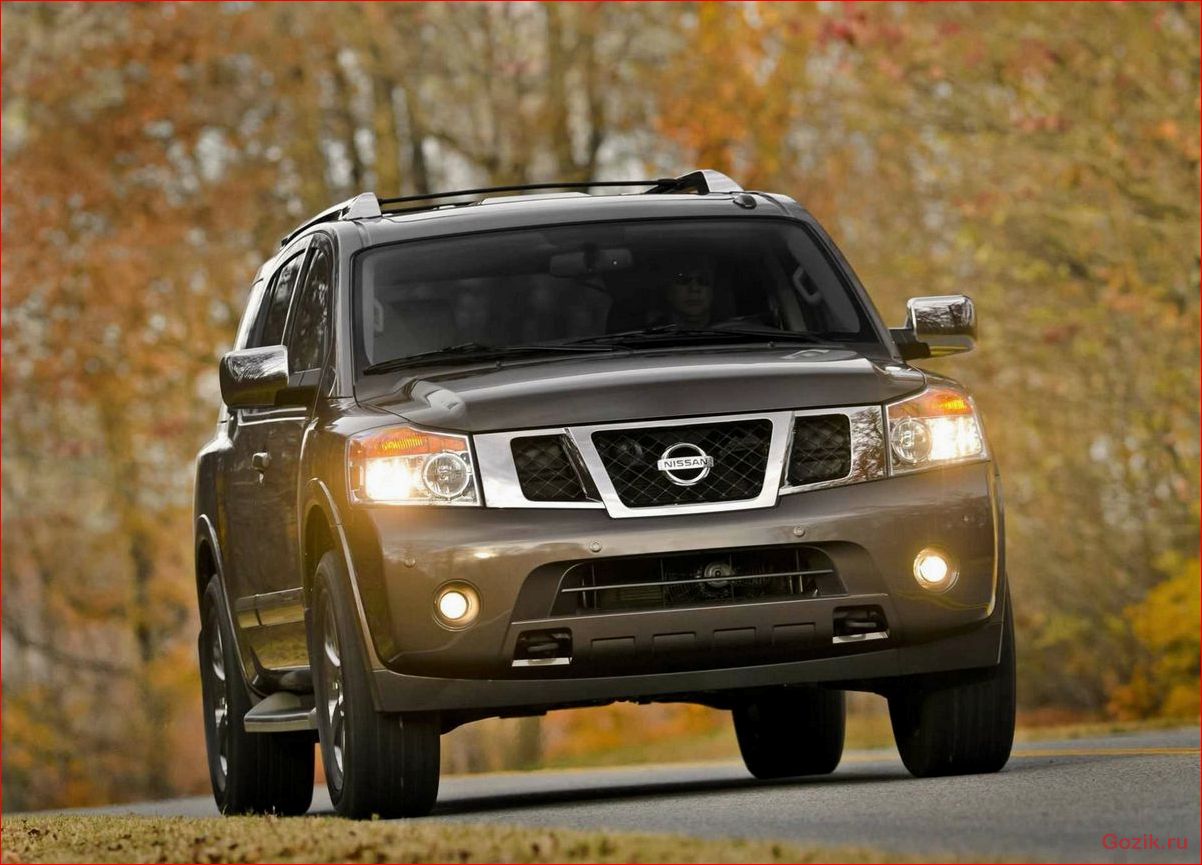 внедорожник, nissan, armada, особенности, модели