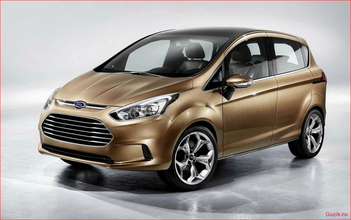 автомобиль, ford, b-max, описание, характеристики