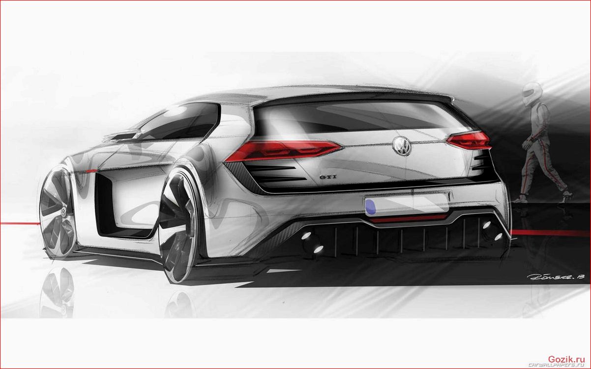 дизайнерская, концепция, volkswagen, design, vision