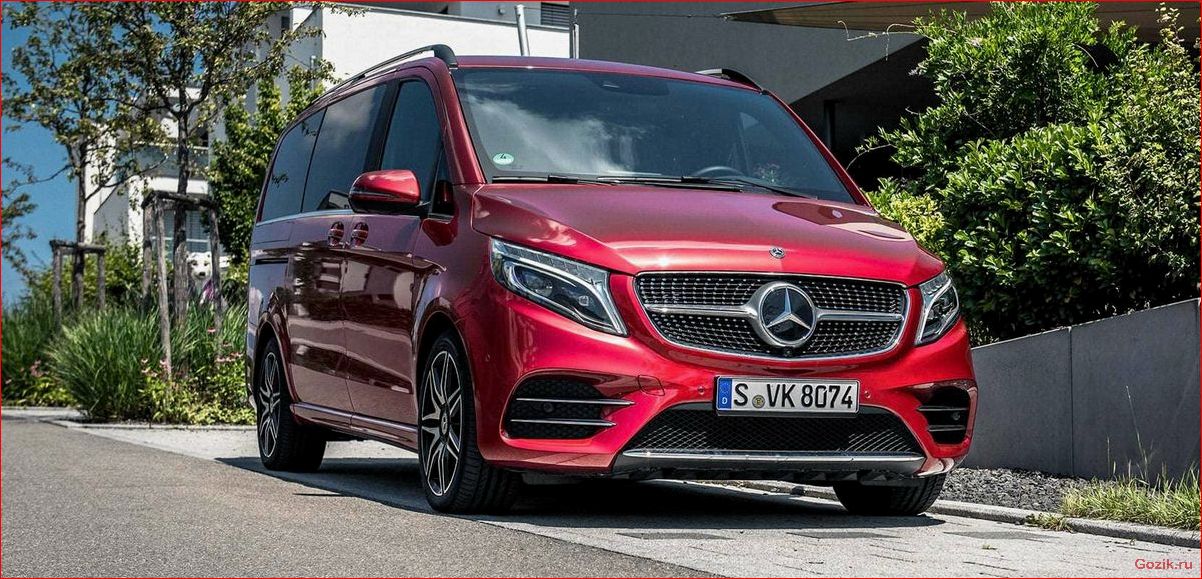 mercedes-benz, v-class, комфорт, стиль, высшем