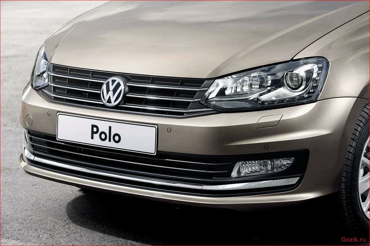 volkswagen, polo, 2015, седан, особенности