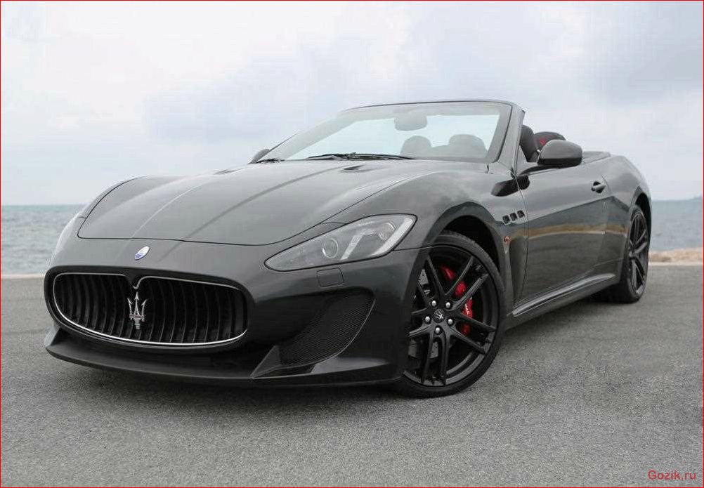 кабриолет, maserati, grancabrio, stradale