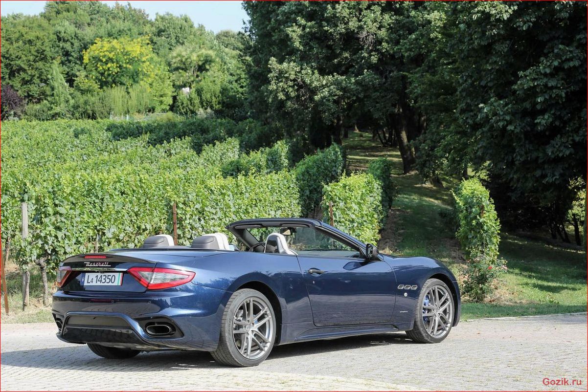 кабриолет, maserati, grancabrio, stradale