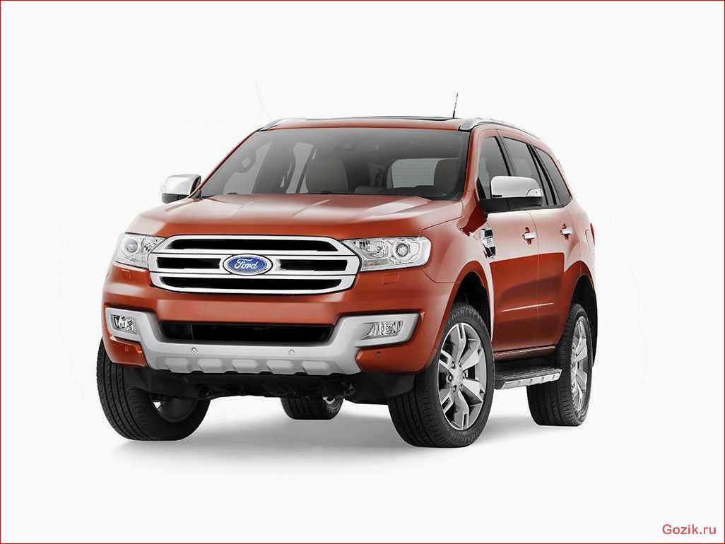 внедорожник, ford, everest, 2015