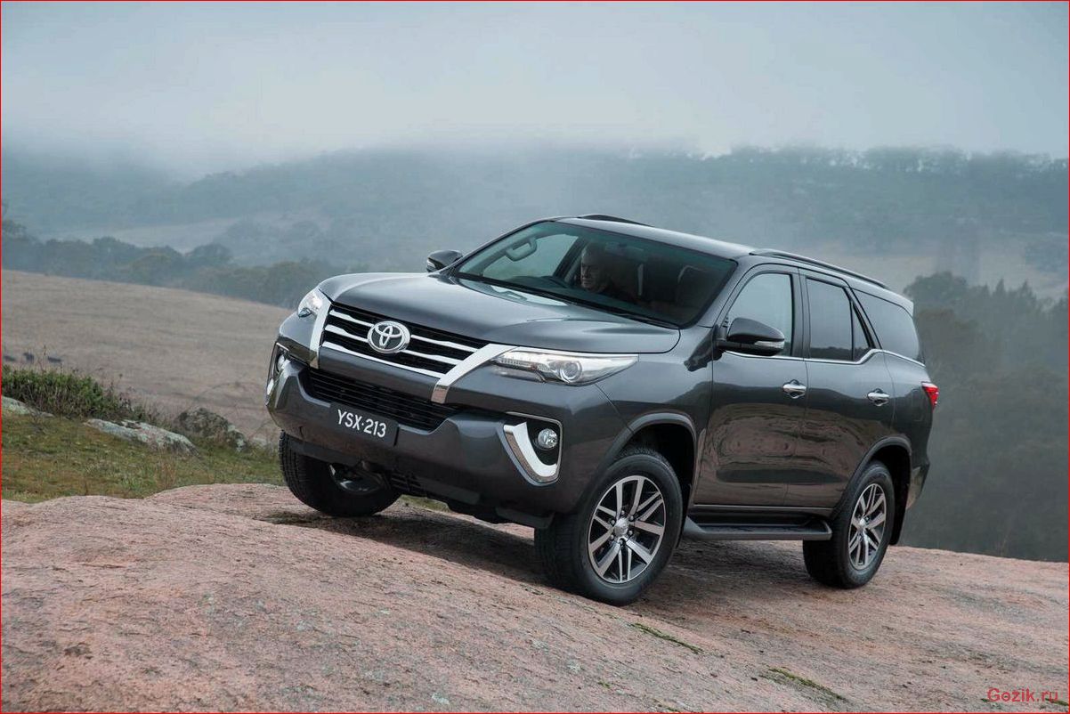 внедорожник, toyota, fortuner, 2015, технические