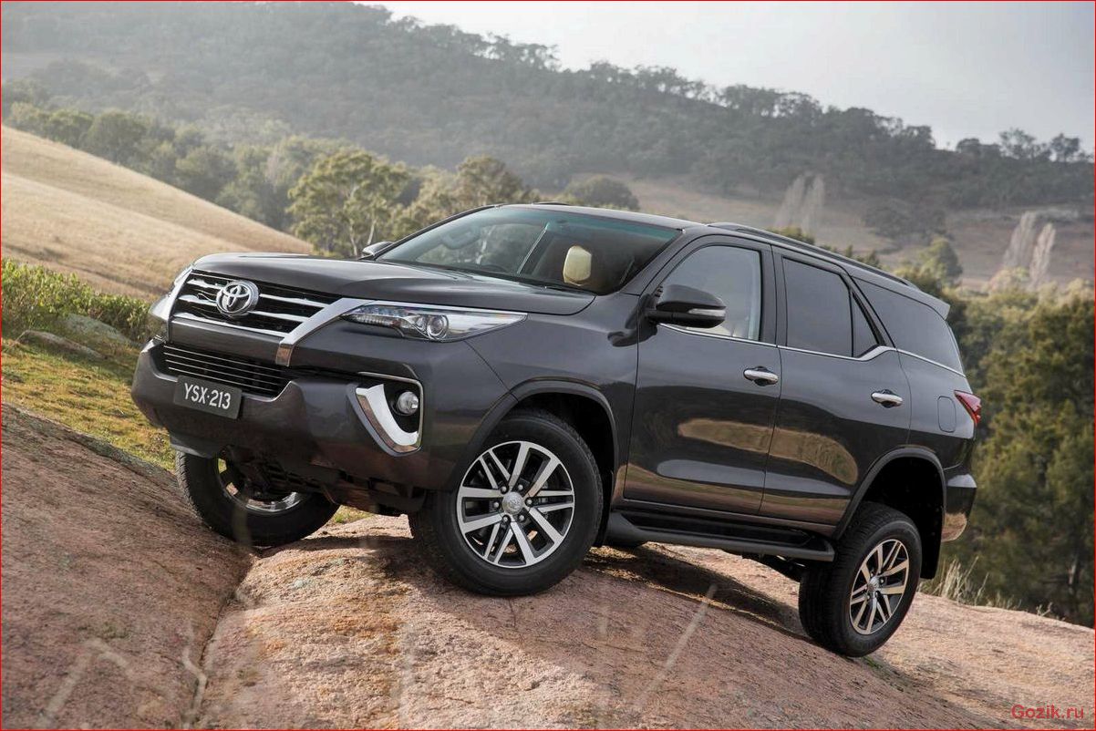 внедорожник, toyota, fortuner, 2015, технические