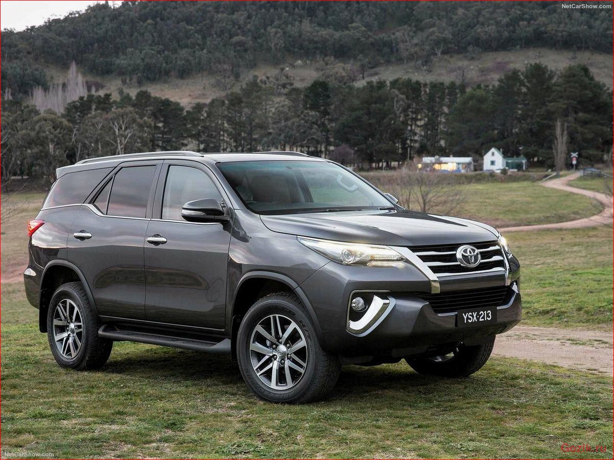 внедорожник, toyota, fortuner, 2015, технические