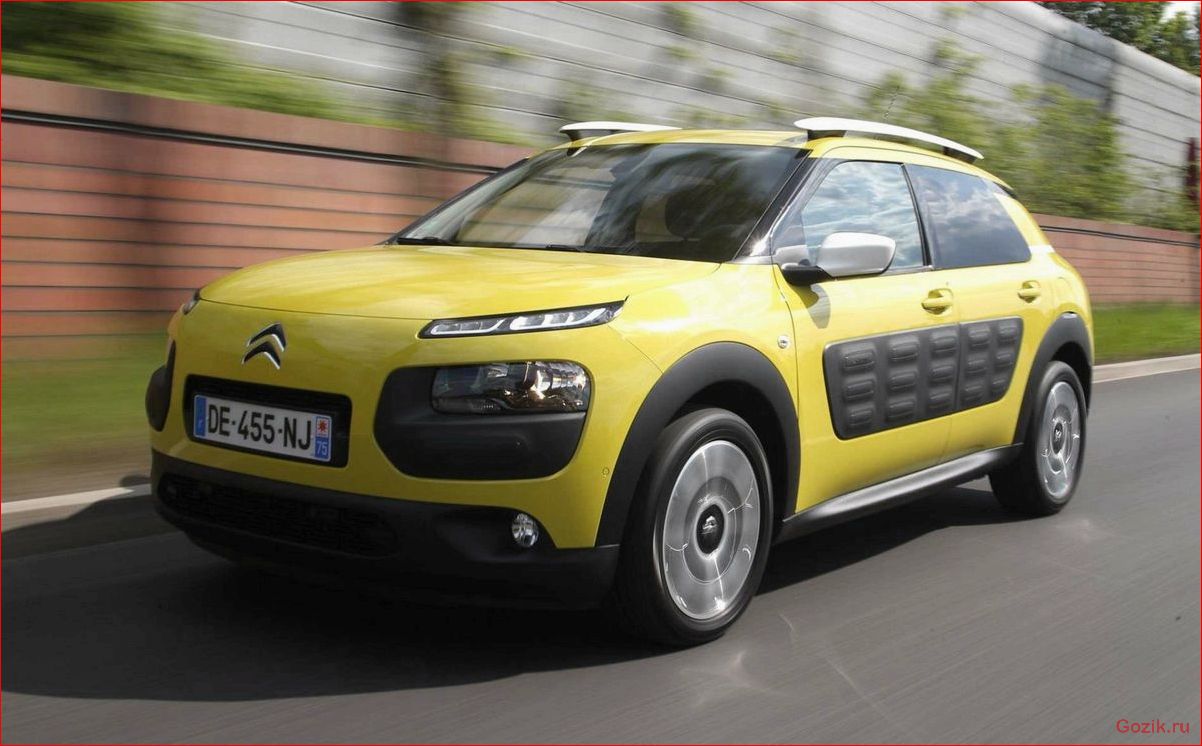 обзор, кроссовера, citroen, cactus, 2015