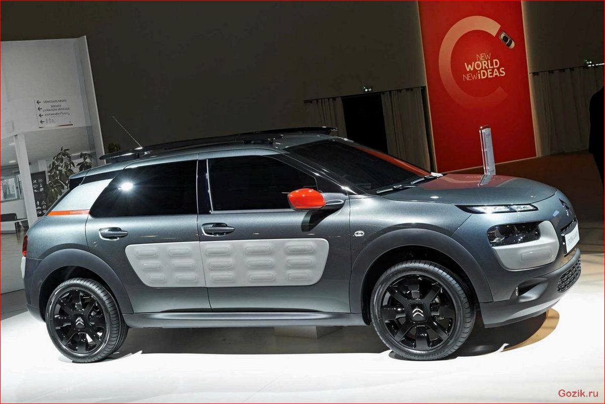 обзор, кроссовера, citroen, cactus, 2015