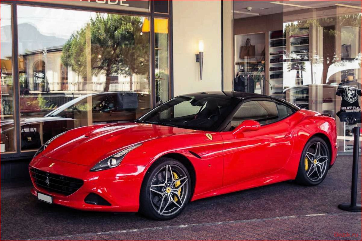 новый, модельный, ferrari, california