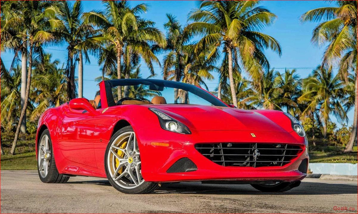 новый, модельный, ferrari, california