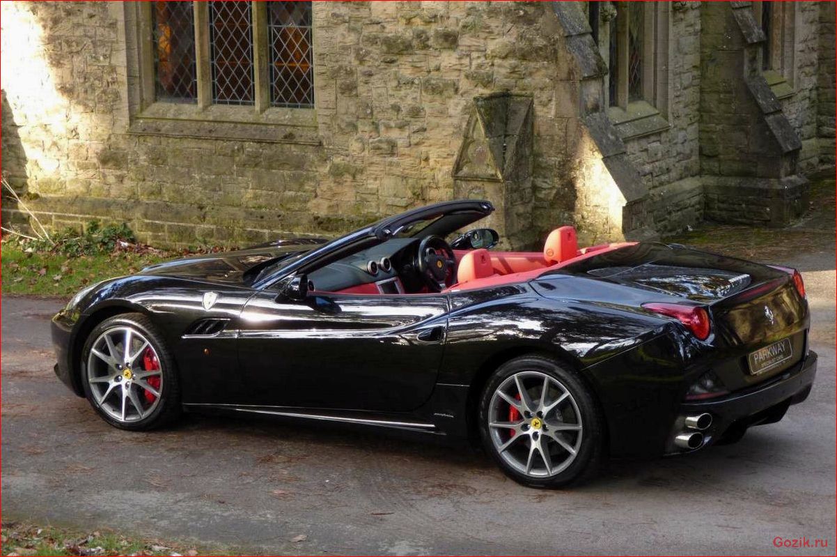 новый, модельный, ferrari, california