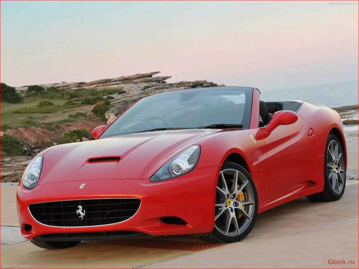 новый, модельный, ferrari, california