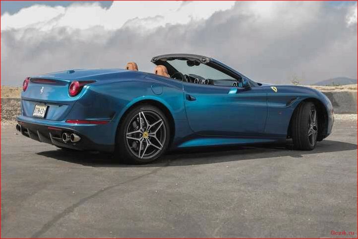 новый, модельный, ferrari, california