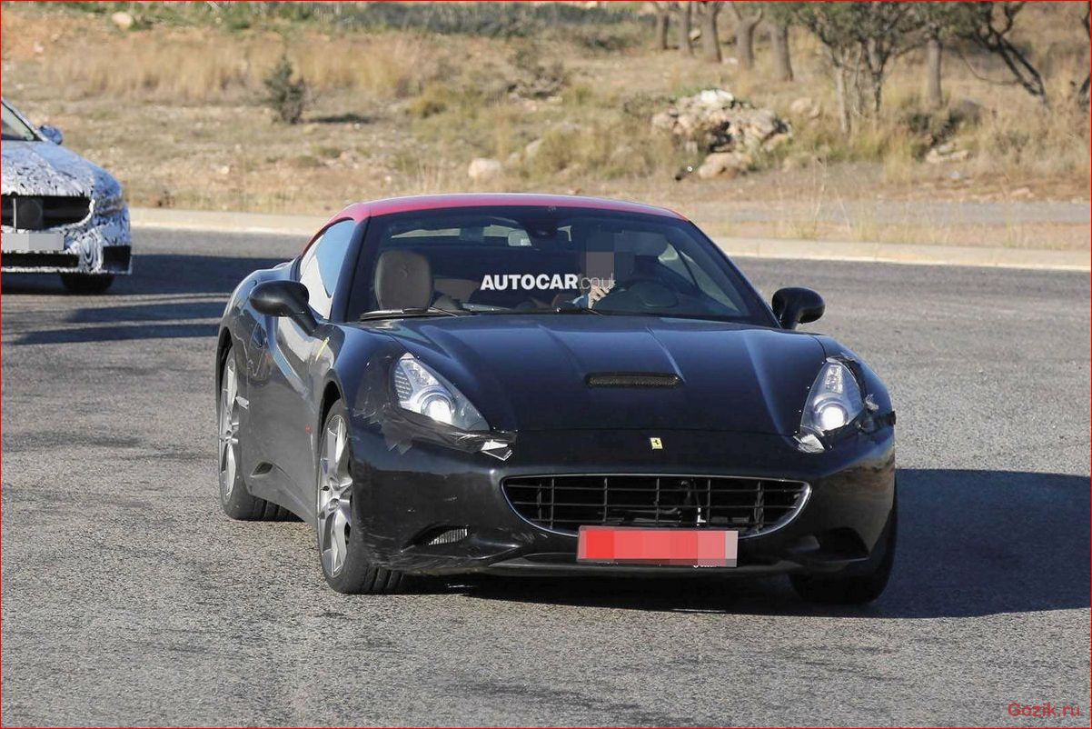 новый, модельный, ferrari, california