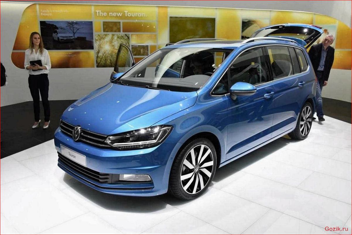 минивэн, volkswagen, touran, 2017, особенности