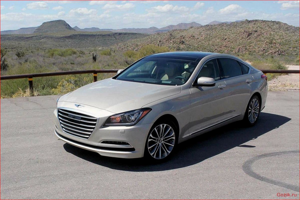 Элегантный седан Hyundai Genesis элегантный, седан, hyundai, genesis