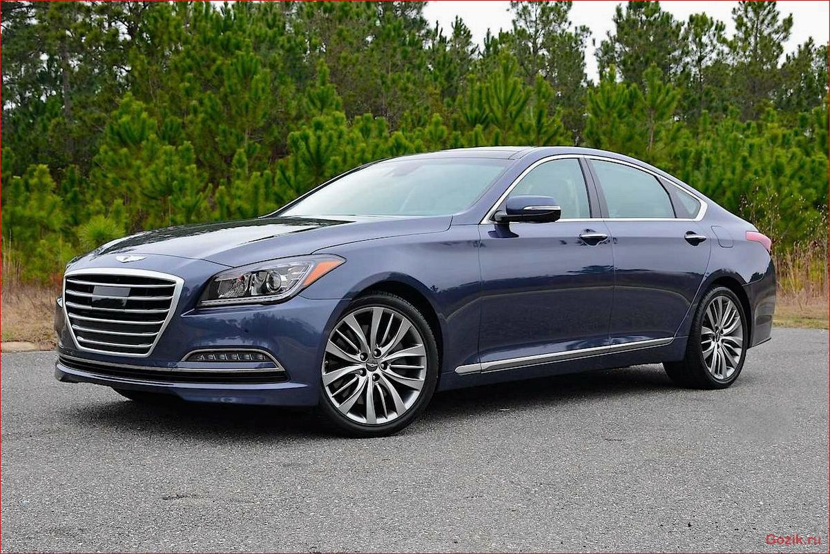 Элегантный седан Hyundai Genesis элегантный, седан, hyundai, genesis