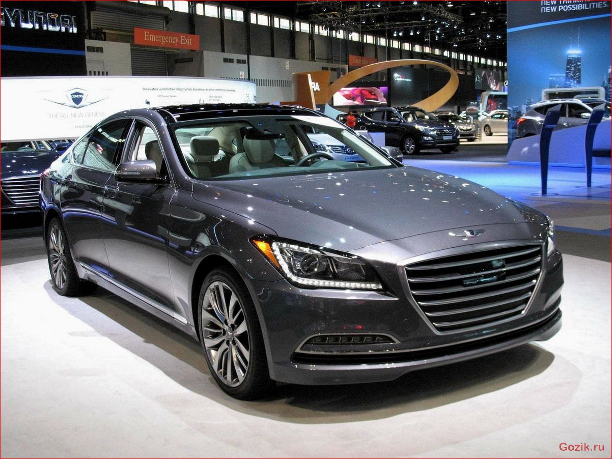 Элегантный седан Hyundai Genesis элегантный, седан, hyundai, genesis
