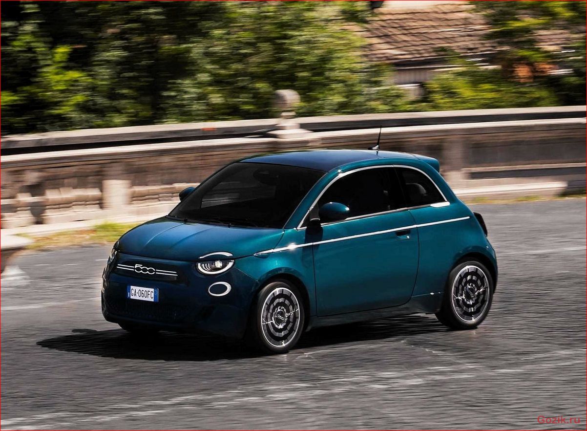 Электрический хэтчбек Fiat 500e 2012-2013 электрический, хэтчбек, fiat, 500e, 2012-2013