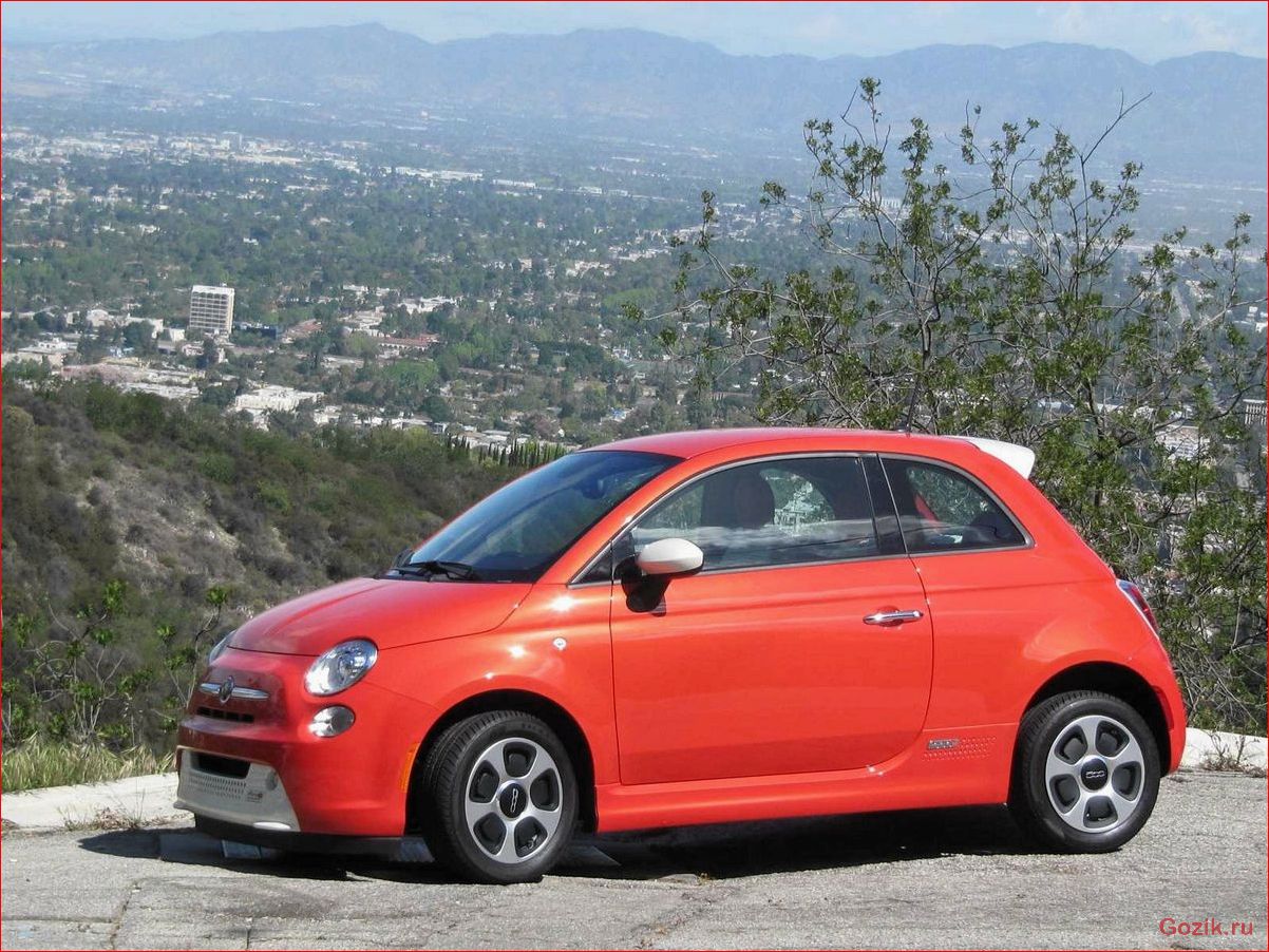 Электрический хэтчбек Fiat 500e 2012-2013 электрический, хэтчбек, fiat, 500e, 2012-2013