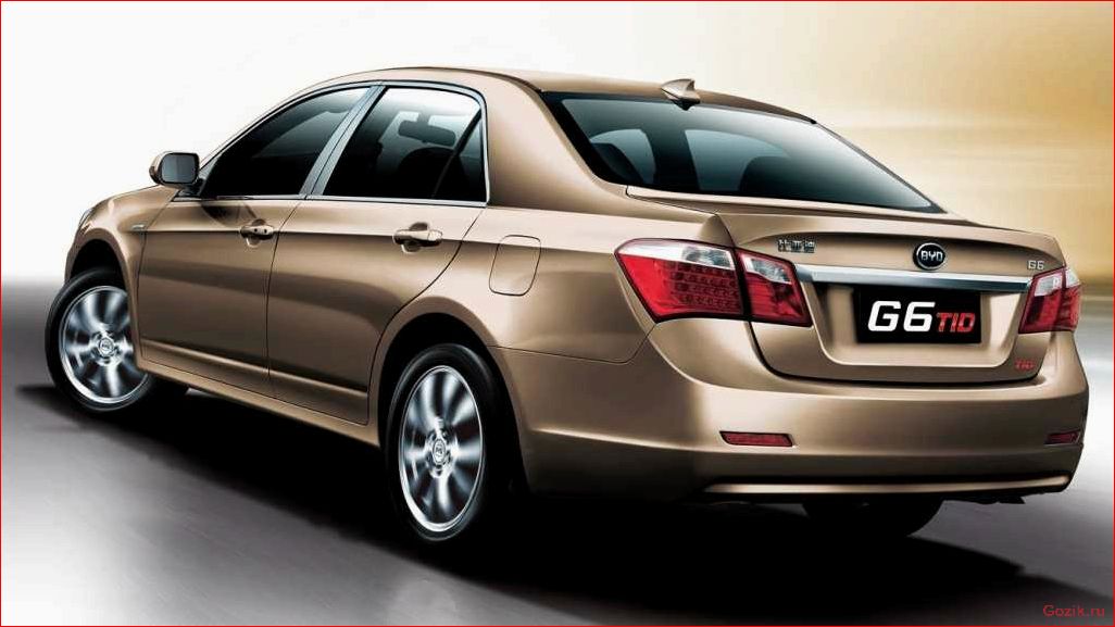 Седан BYD Si Rui — технологии из Китая седан, технологии, китая