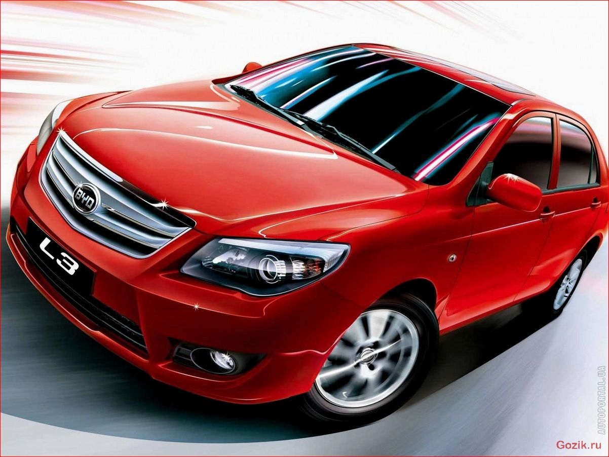Седан BYD Si Rui — технологии из Китая седан, технологии, китая