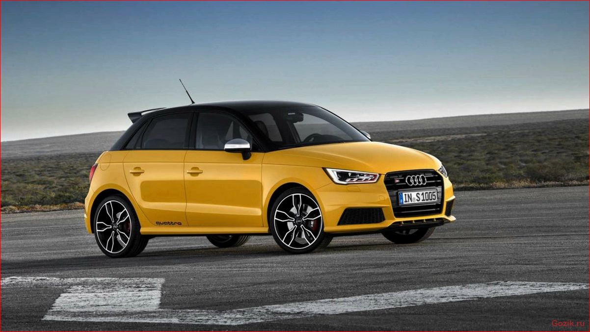 Хэтчбек Audi A1 Sportback 2015: обзор, характеристики, цена хэтчбек, audi, sportback, 2015, обзор