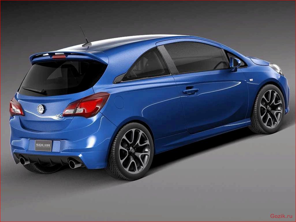 Хэтчбек Opel Corsa OPC 2016 хэтчбек, opel, corsa, 2016