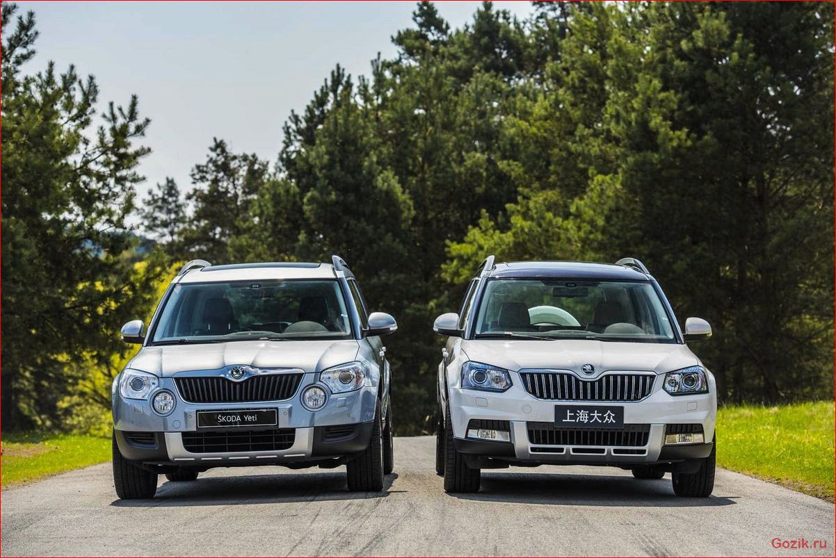 Чешский кроссовер Skoda Yeti первого поколения: особенности и характеристики чешский, кроссовер, skoda, yeti, первого