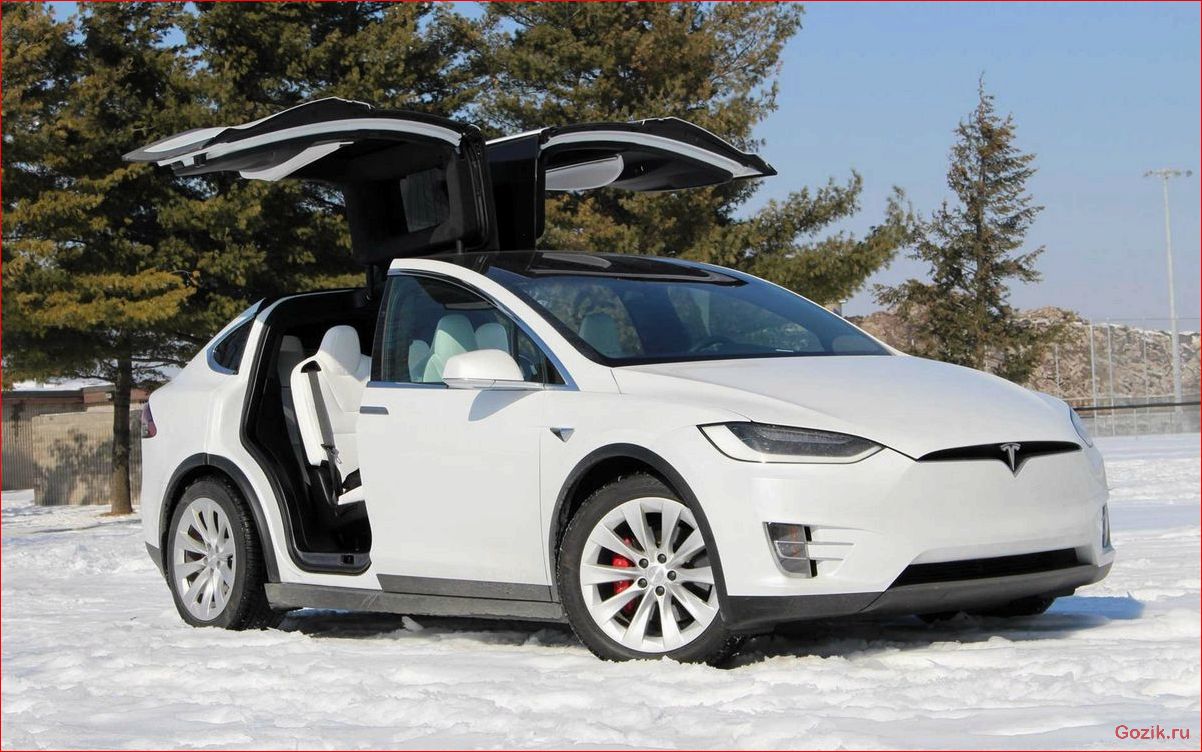 Электрический кроссовер Tesla Model X электрический, кроссовер, tesla, model